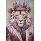 OBRAZ NA PŁÓTNIE KING -A- W RAMIE 82X4,5X122 cm